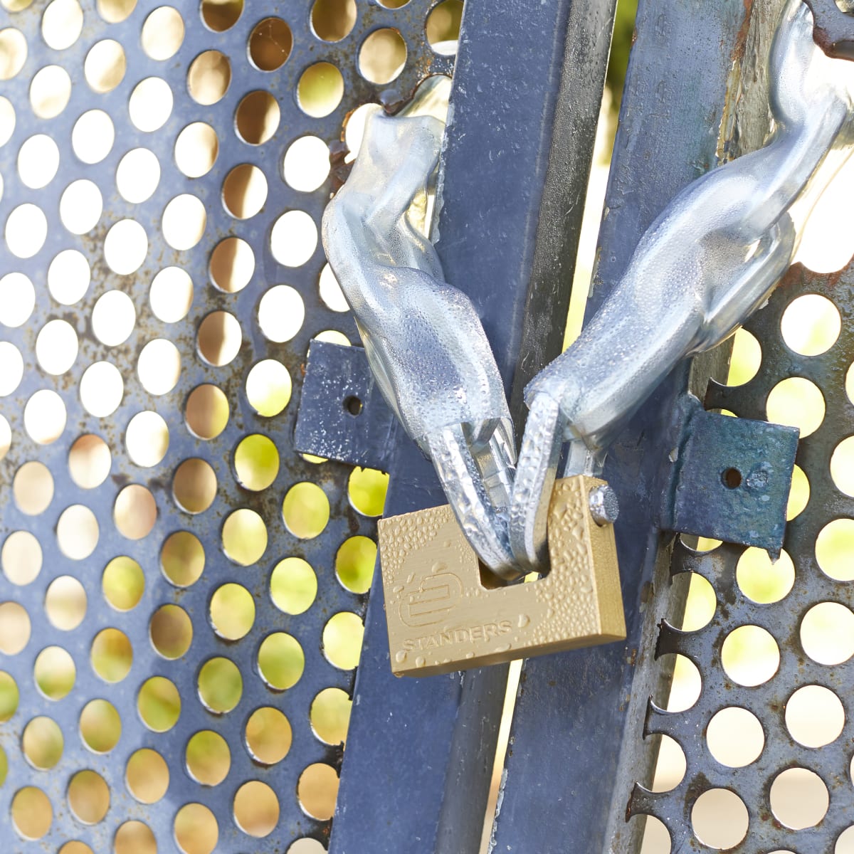 75MM RECTANGULAR ARCH PADLOCK. BRASS