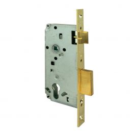 MORTISE LOCK FOR WOODEN DOORS ENTRY 45 MM ROUND PAINTED IRON EDGE