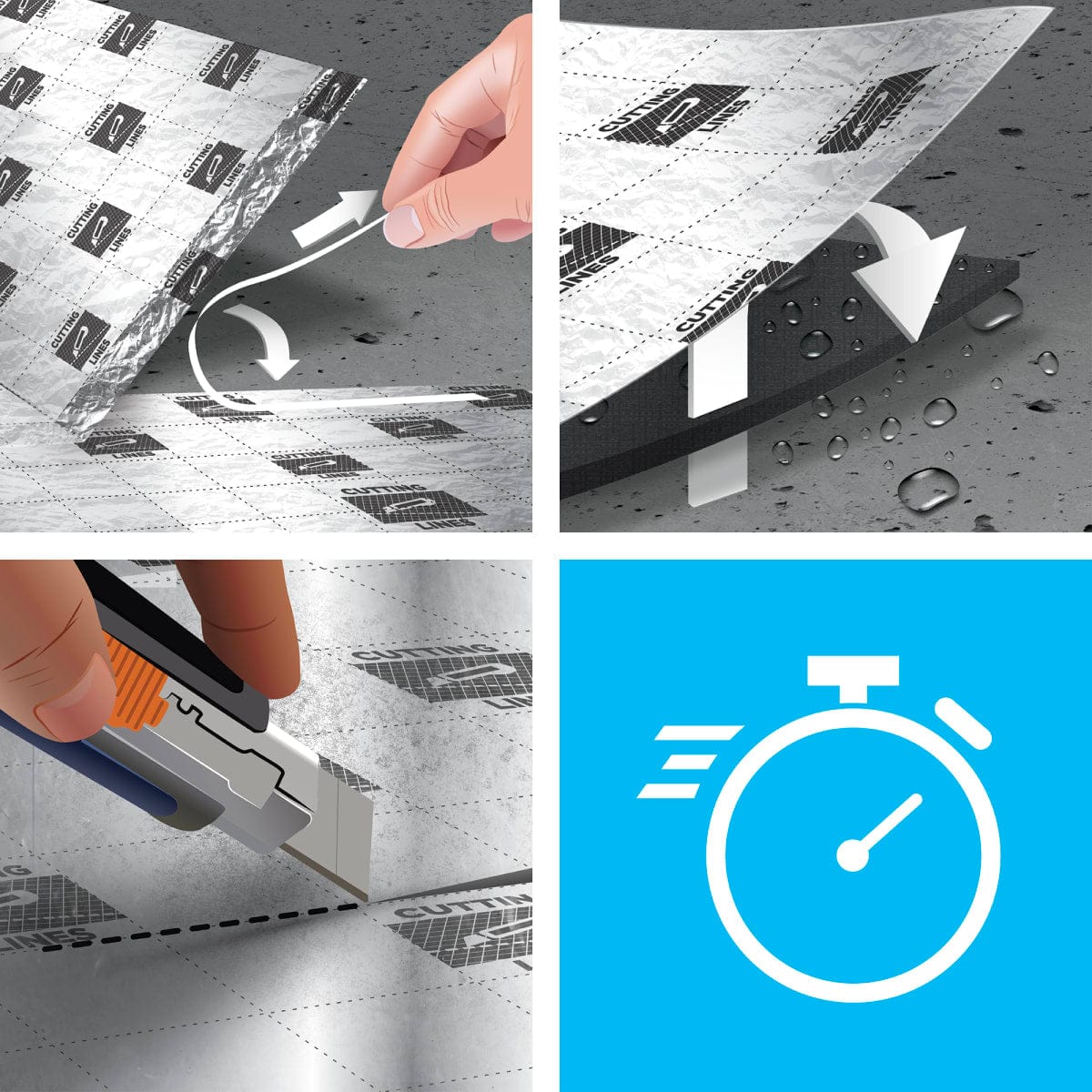 Bricocenter UNDERFLOOR SILENCE COMPENSATION 3 IN 1 3MM 10SQM