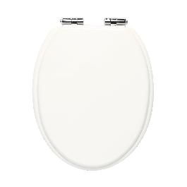 PURITY OVAL WHITE WC SEAT WITH SLOW CLOSING MECHANISM