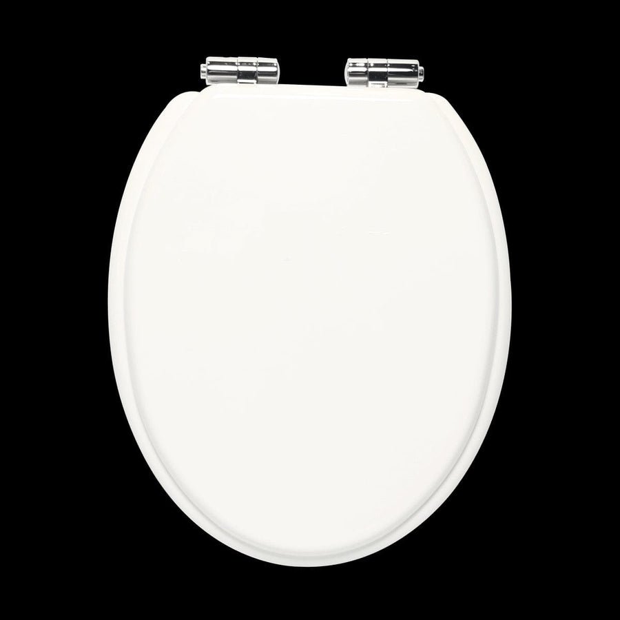 Bricocenter PURITY OVAL WHITE WC SEAT WITH SLOW CLOSING MECHANISM