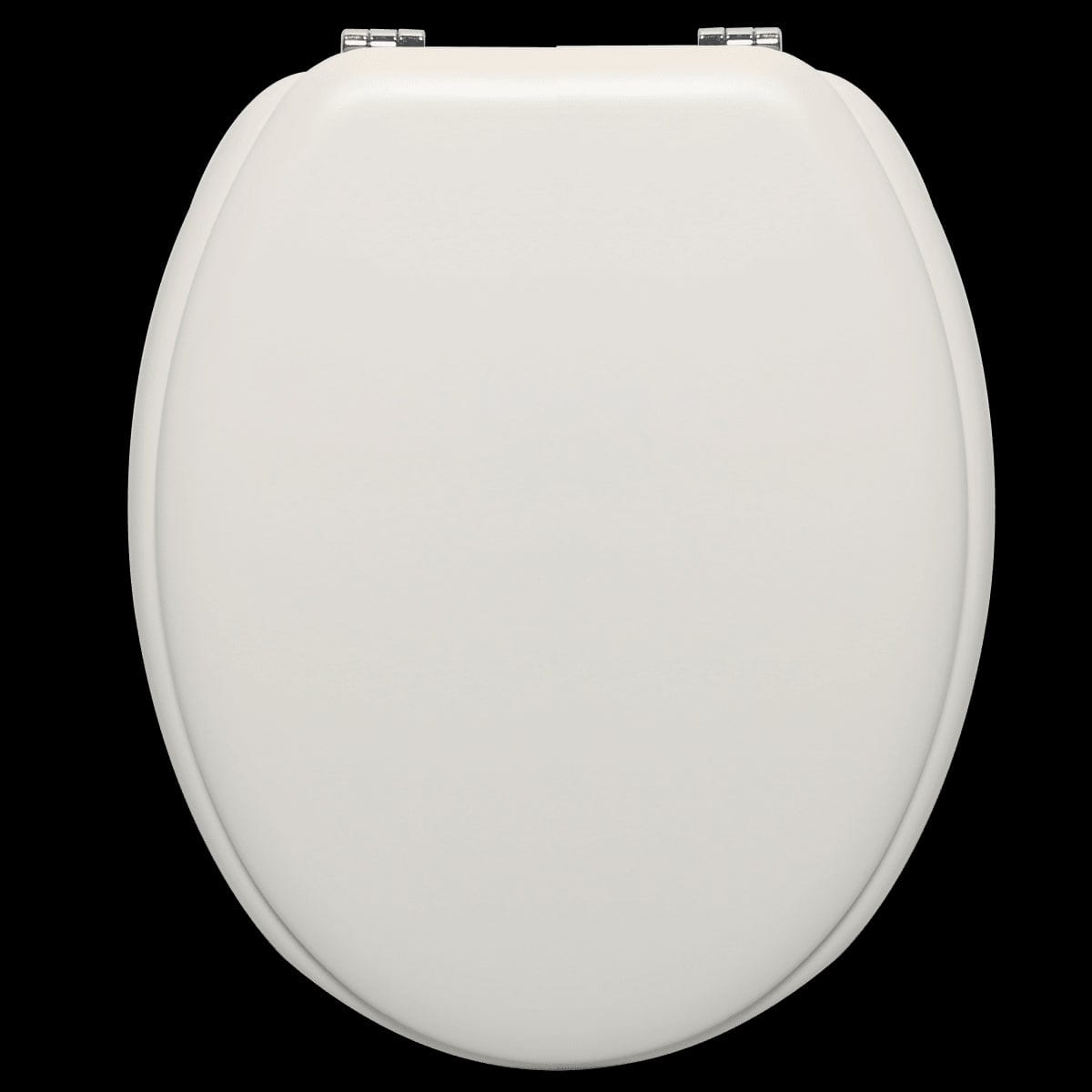 Bricocenter POP OVAL WC SEAT MATT WHITE STEEL HINGE