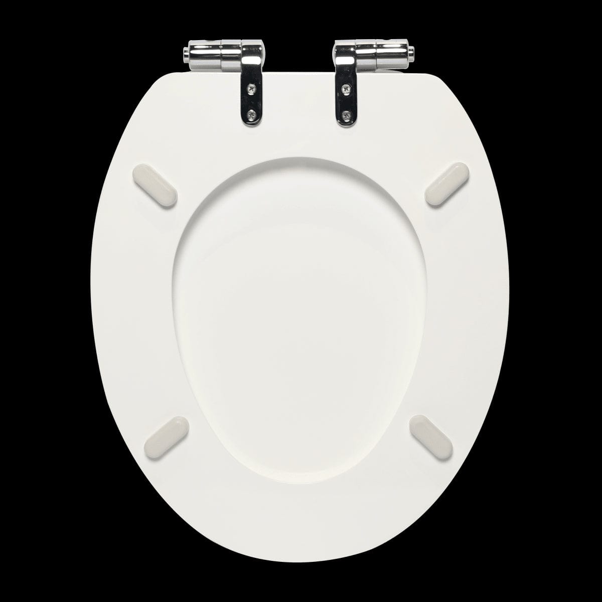 Bricocenter PURITY OVAL WHITE WC SEAT WITH SLOW CLOSING MECHANISM