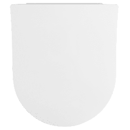 NEO ROUND WHITE TOILET SEAT - TOP FIX