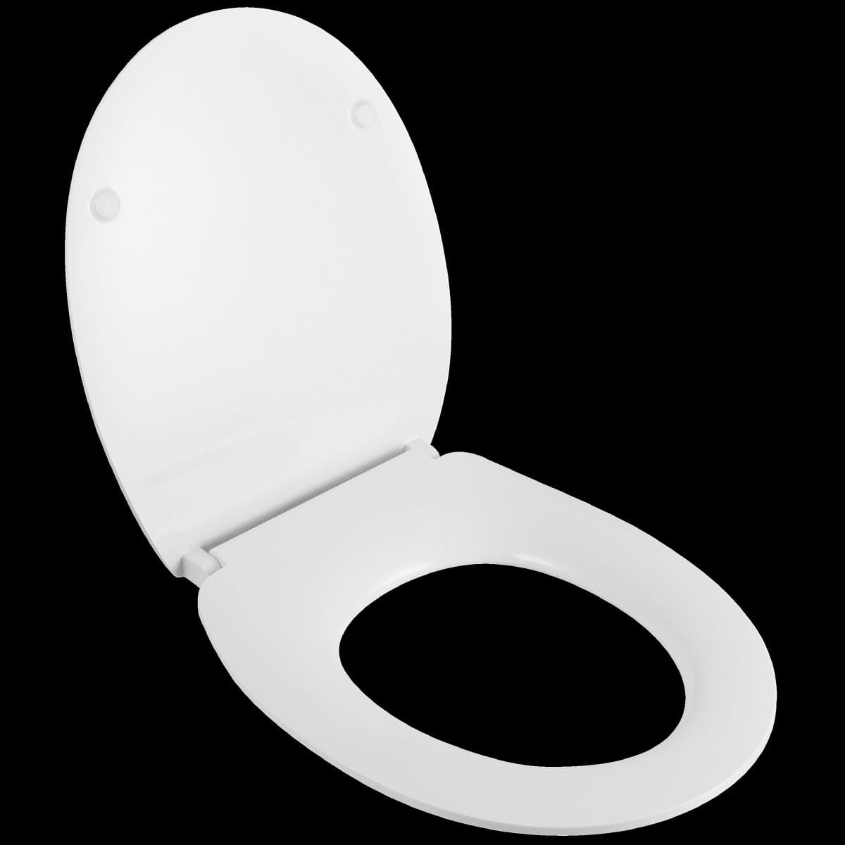 NEO OVAL TOILET SEAT WHITE - TOP FIX