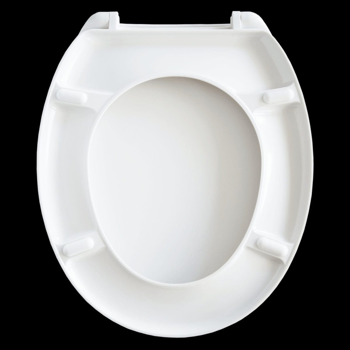 EASY OVAL WC SEAT WHITE - TOP FIX