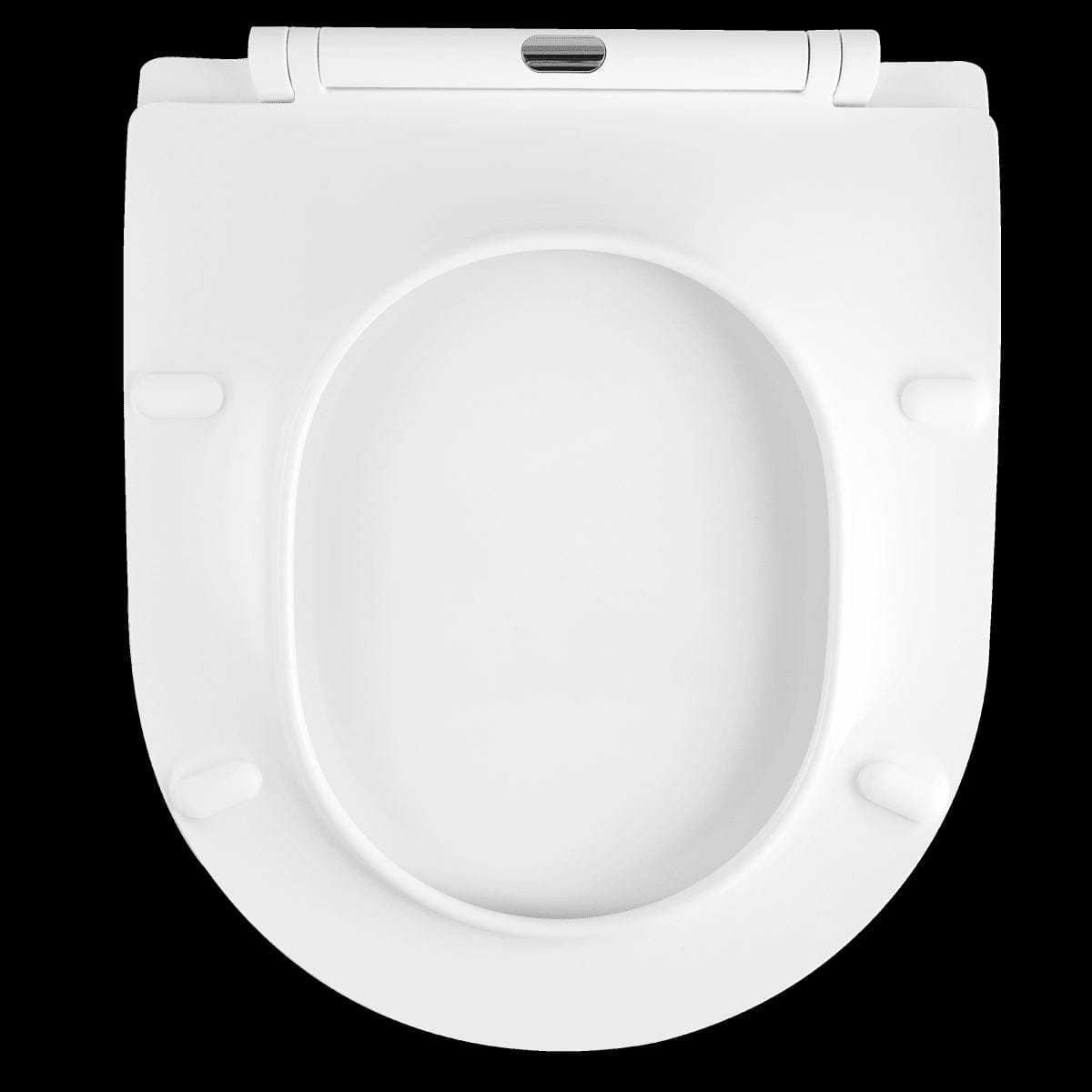 Bricocenter NEO ROUND WHITE TOILET SEAT - TOP FIX