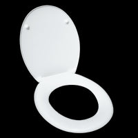 EASY OVAL WC SEAT WHITE - TOP FIX