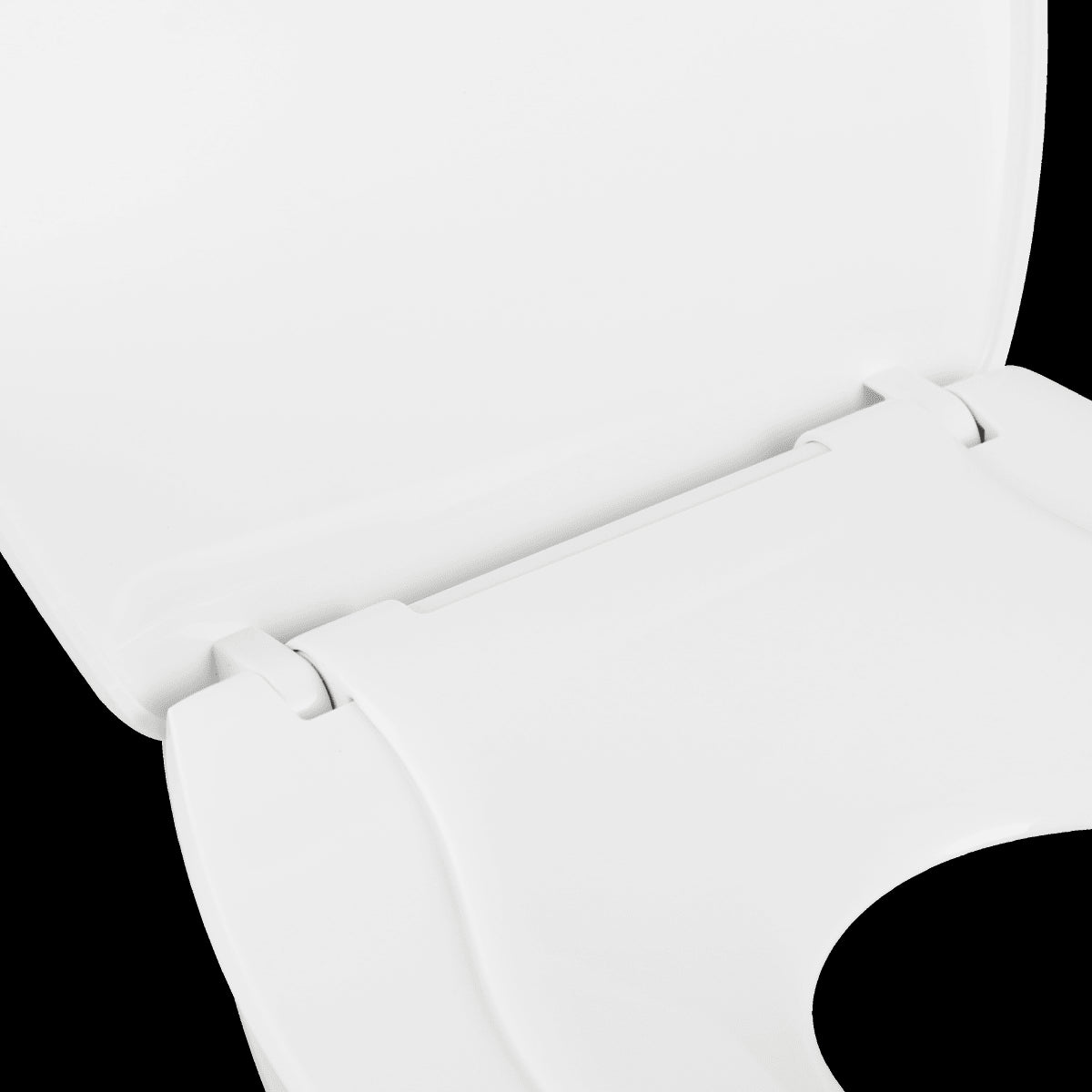 FAMILY WC SEAT OVAL WHITE - QUICK RELEASE - SLOW CLOSING