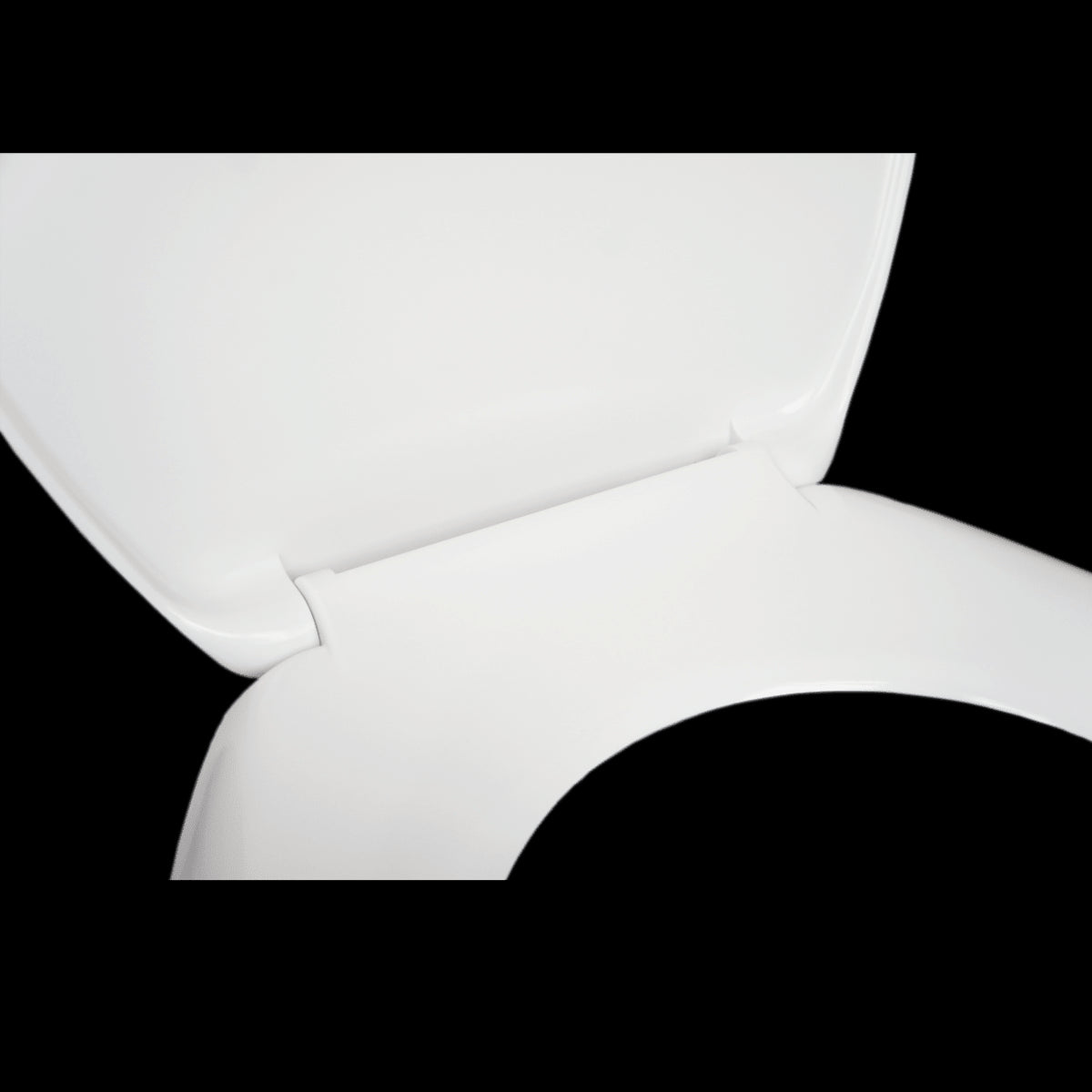 EASY OVAL WC SEAT WHITE - TOP FIX