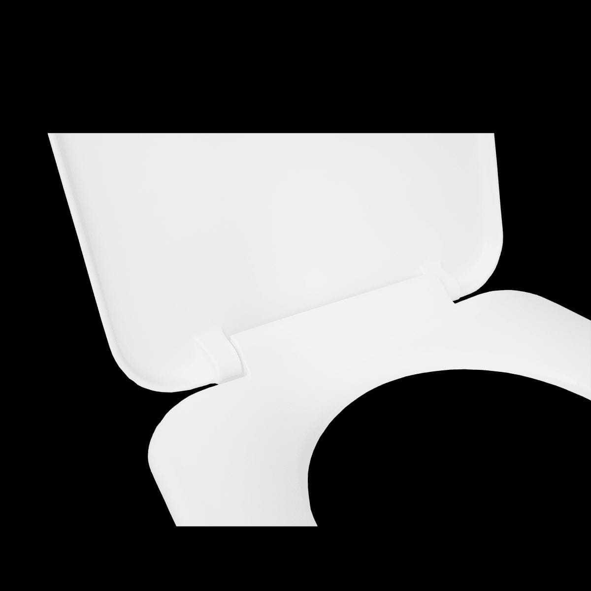 Bricocenter EASY ROUND WHITE TOILET SEAT - TOP FIX