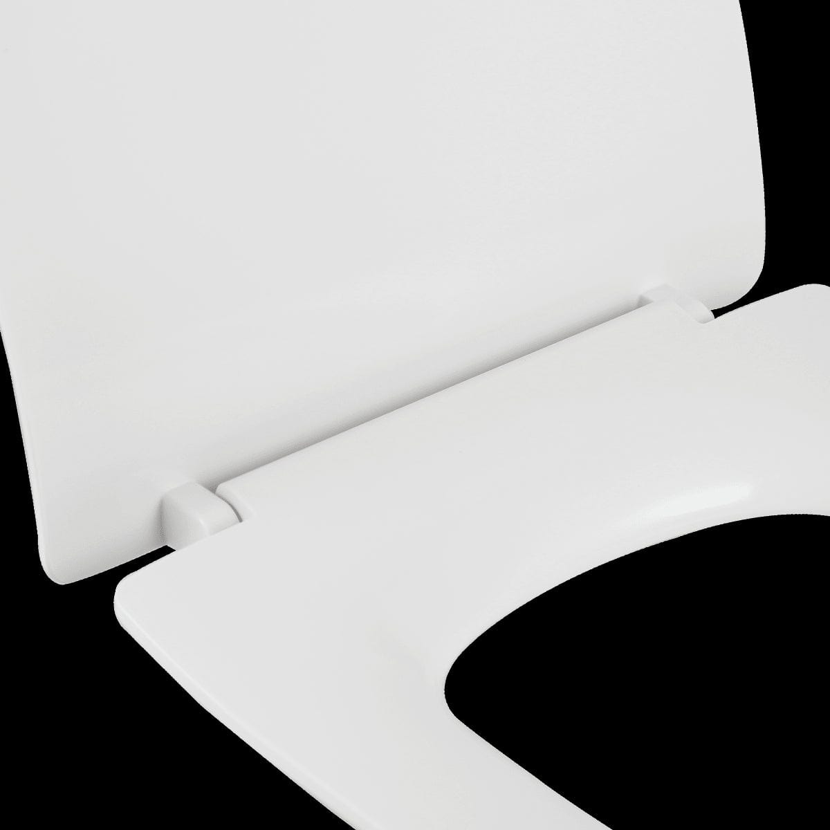 Bricocenter NEO ROUND WHITE TOILET SEAT - TOP FIX