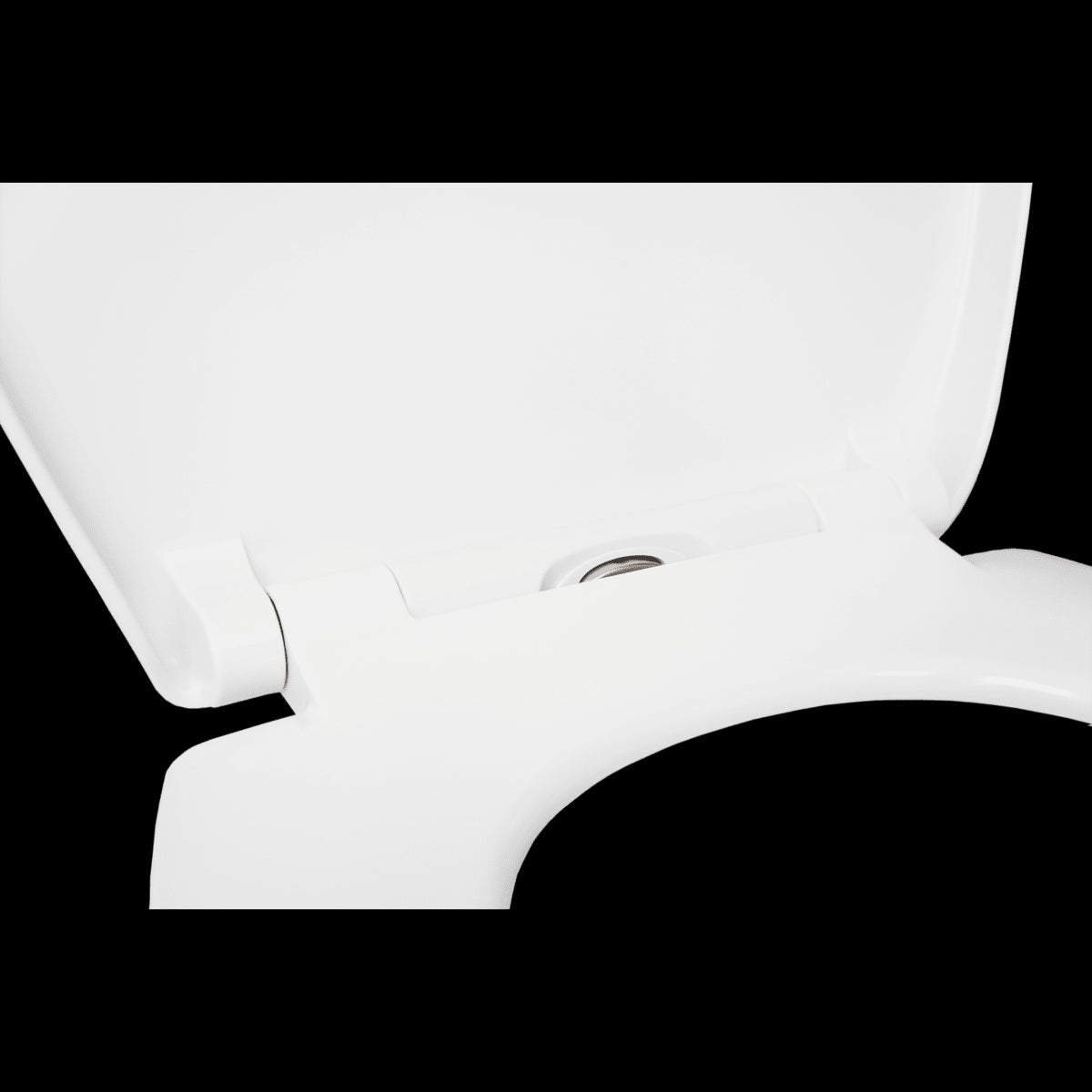WC SEAT REMIX OVAL WHITE - METAL HINGES - SLOW CLOSING - TOP FIX