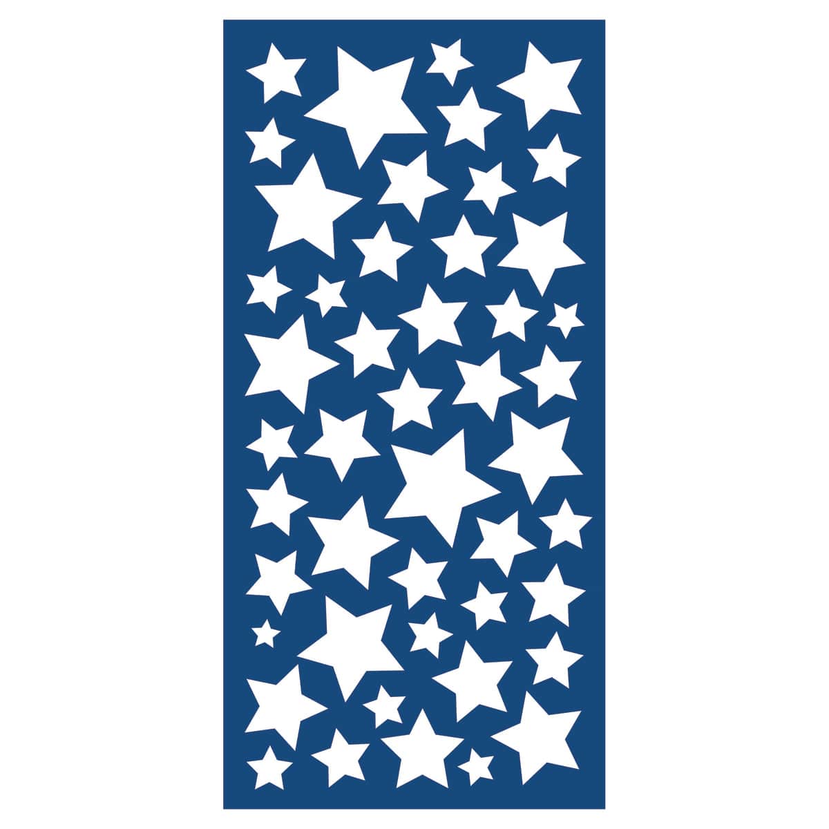 GLOW S STARS STICKER 15.5X34 CM