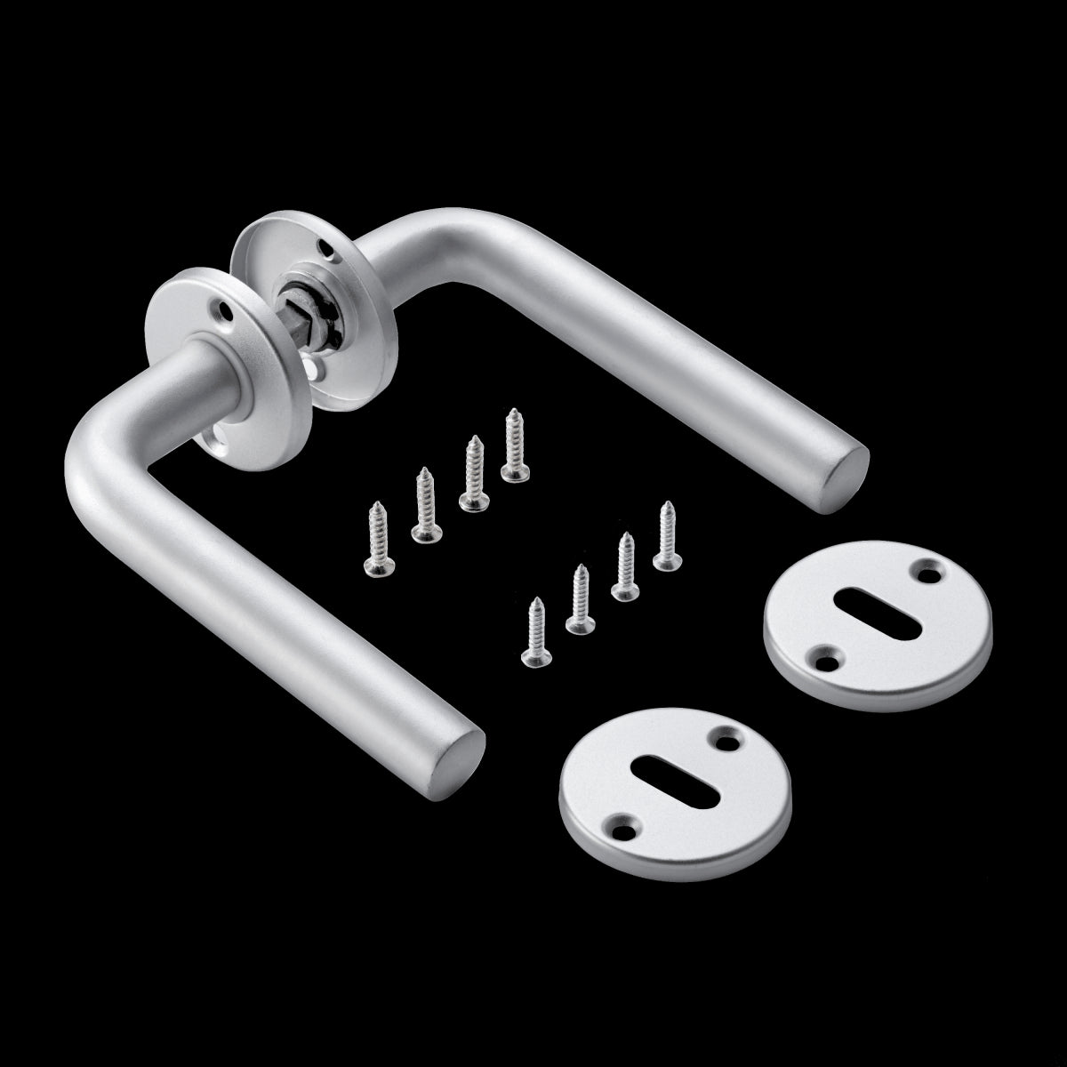 MAIA HANDLE WITH ANODIZED ALUMINUM ESCUTCHEON AND VENT