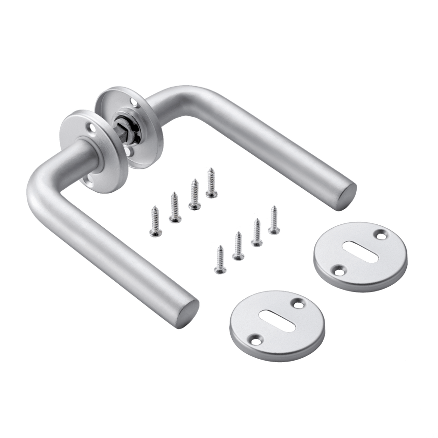MAIA HANDLE WITH ANODIZED ALUMINUM ESCUTCHEON AND VENT