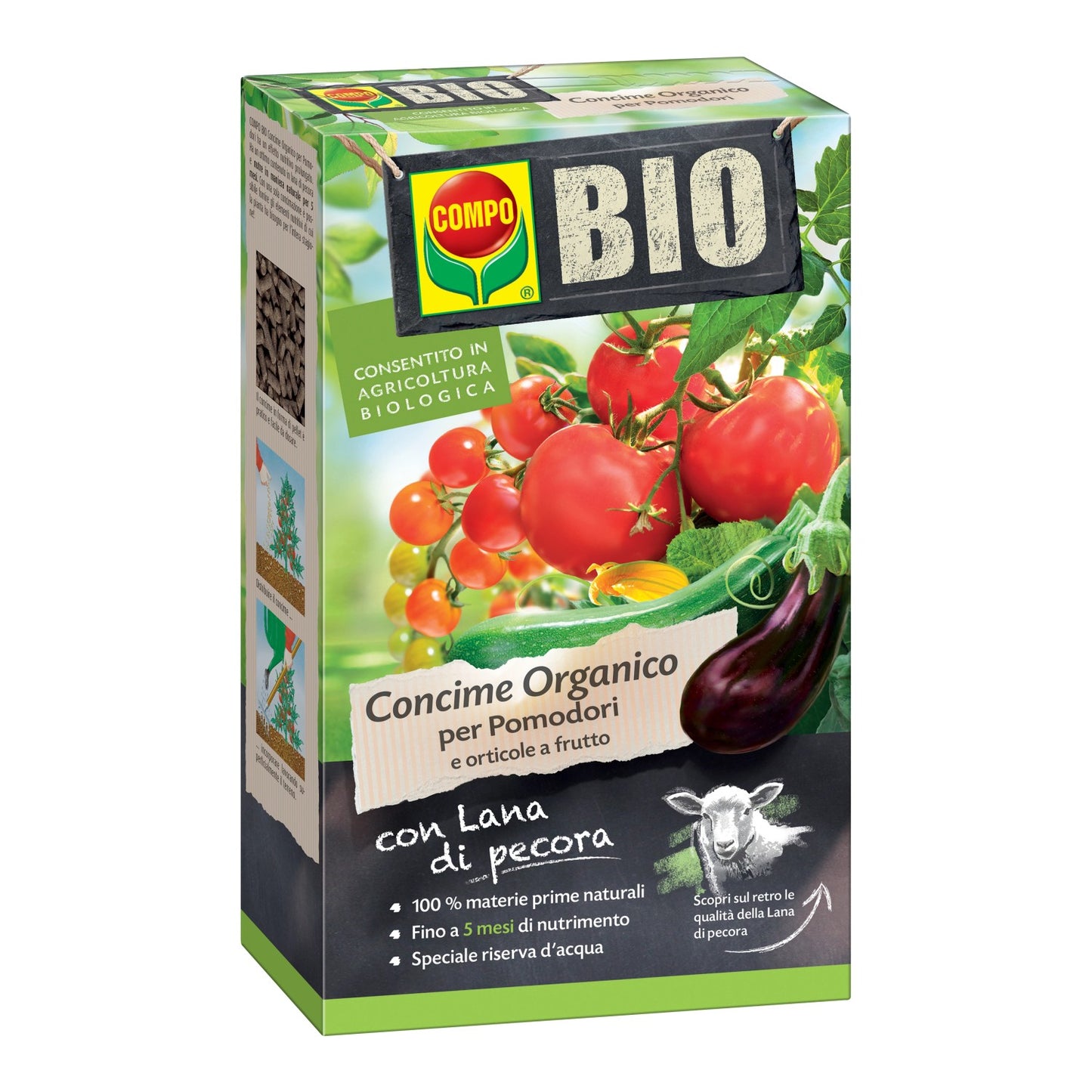 CONCIME GRANULAR BIO COMPO TOMATOES 750