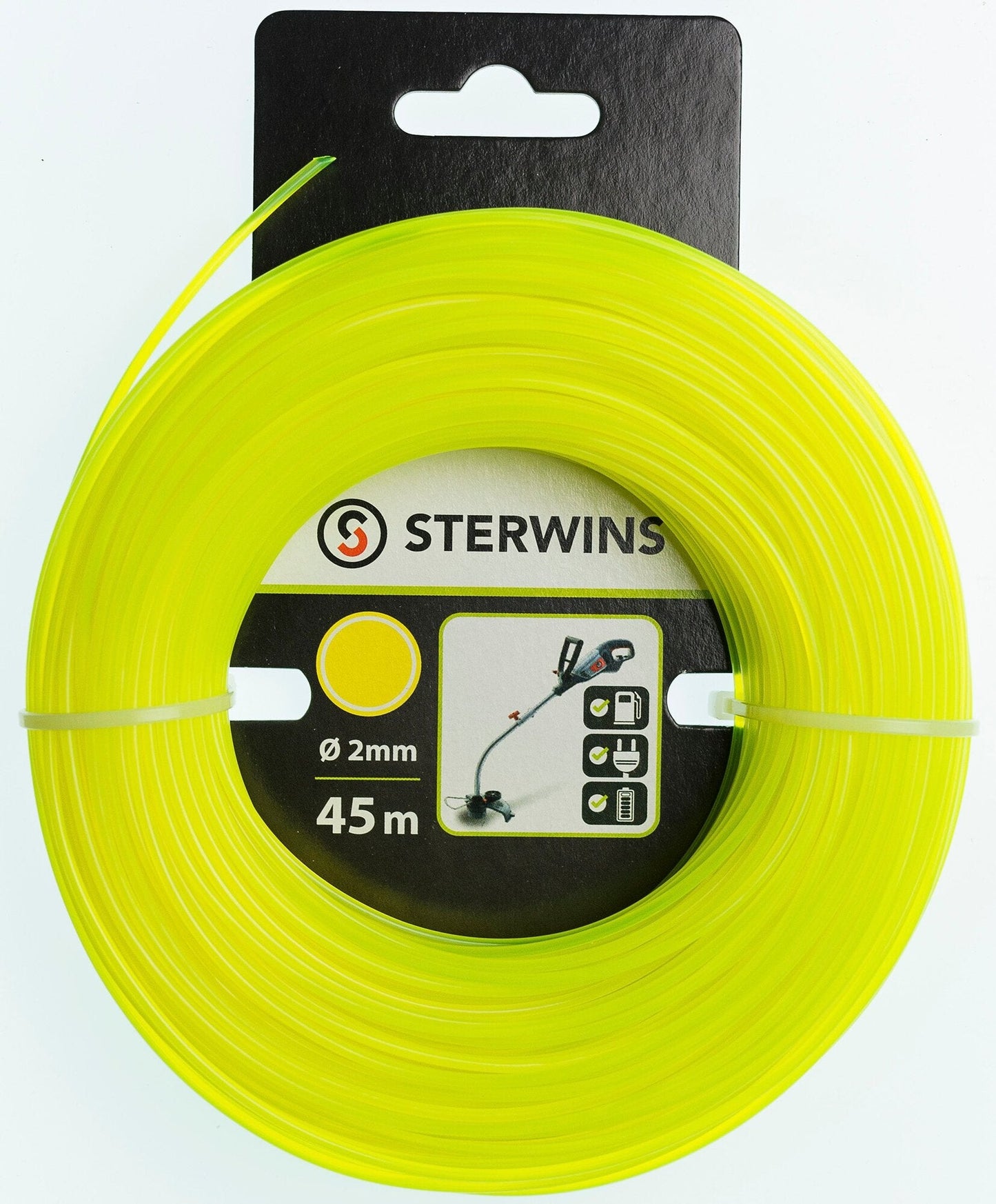 ROUND NYLON WIRE FOR BRUSH CUTTER 2MM X45MT