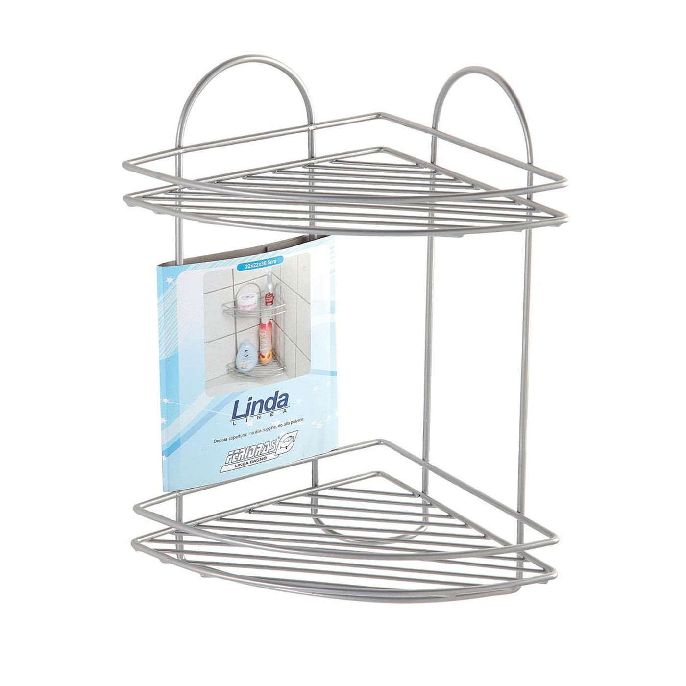 LINDA SHOWER ORGANIZER FOR DUALF WALL