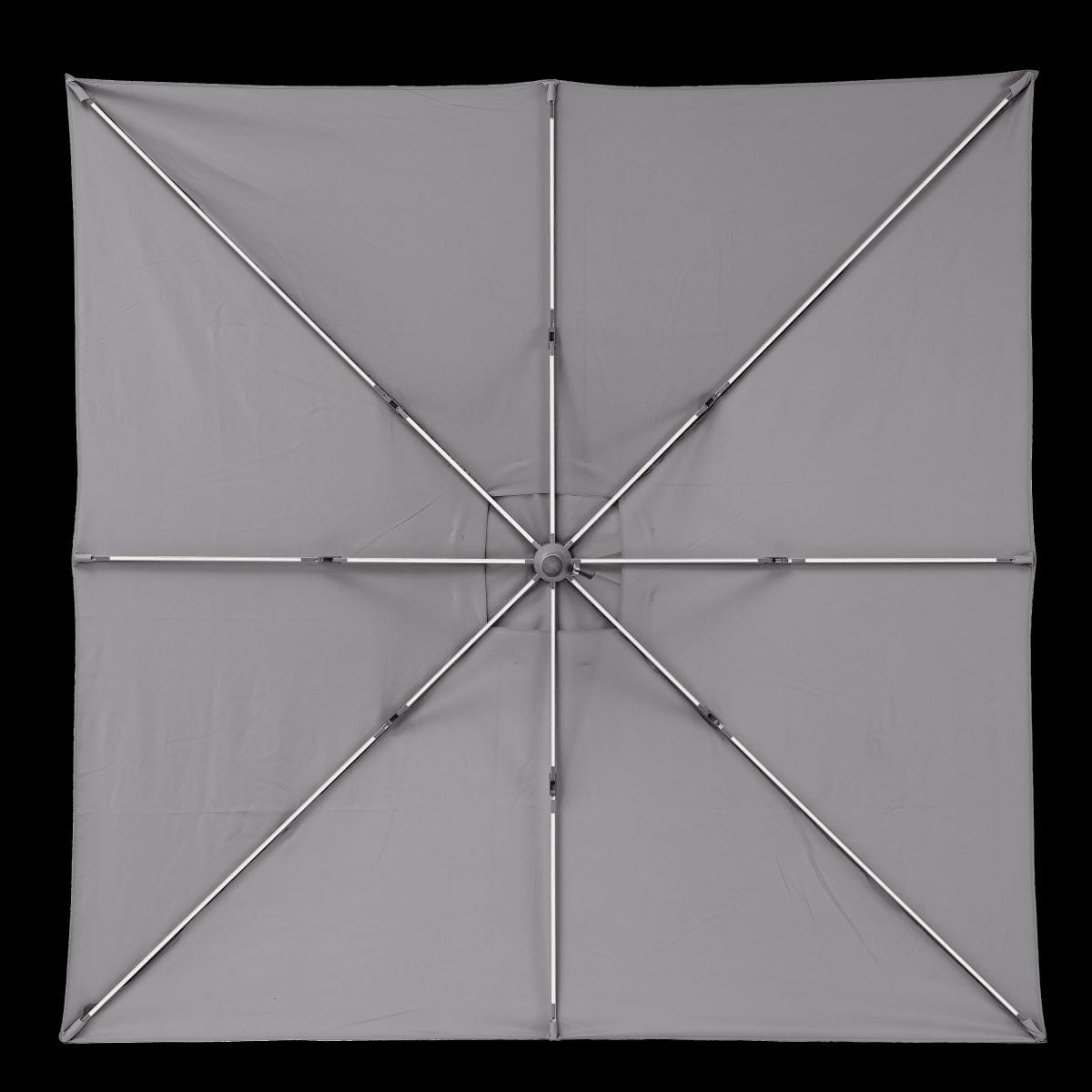 Bricocenter NATERIAL SONORA II CENTRAL PARASOL WITH LED ALUMINIUM 290X290 250G TAUPE