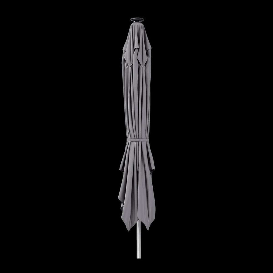 Bricocenter NATERIAL SONORA II CENTRAL PARASOL WITH LED ALUMINIUM 290X290 250G TAUPE