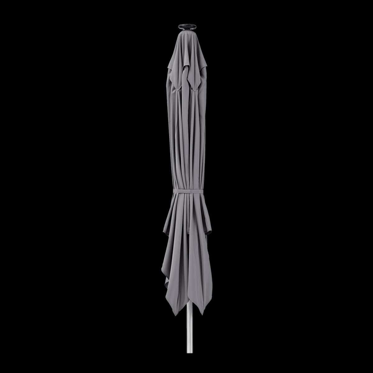 Bricocenter NATERIAL SONORA II CENTRAL PARASOL WITH LED ALUMINIUM 290X290 250G TAUPE