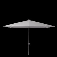 NATERIAL SONORA II CENTRAL PARASOL WITH LED ALUMINIUM 290X290 250G TAUPE