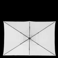 AVEA NATERIAL - aluminum umbrella with white polyester tarp 2X3 m