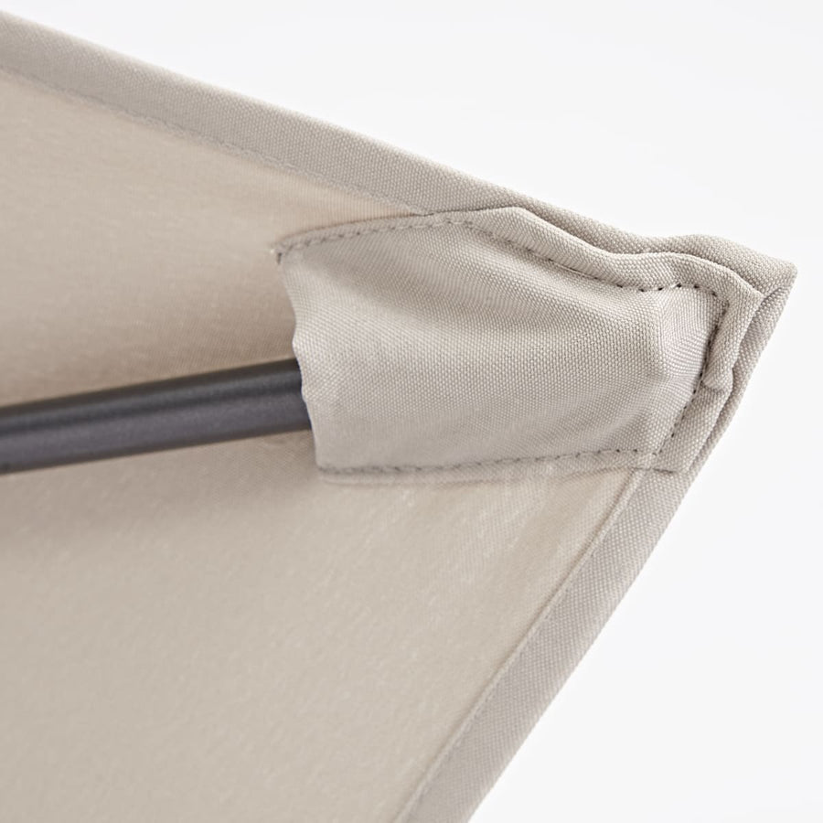 Bricocenter AVEA NATERIAL ALUMINIUM 2X3 DOVE GREY PARASOL