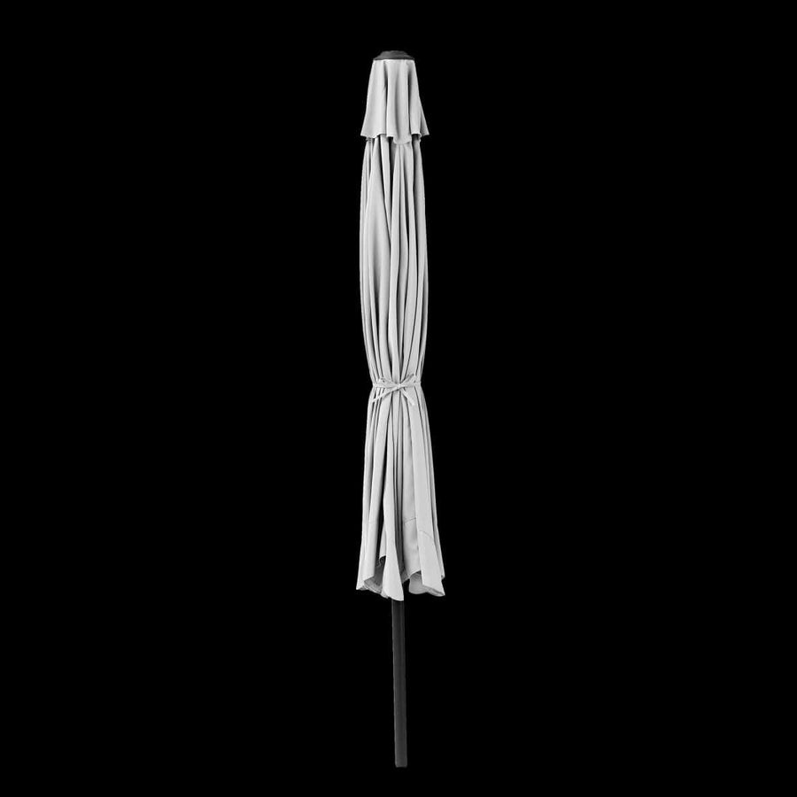 Bricocenter AVEA NATERIAL - Aluminum umbrella with white polyester cloth - White 3 M