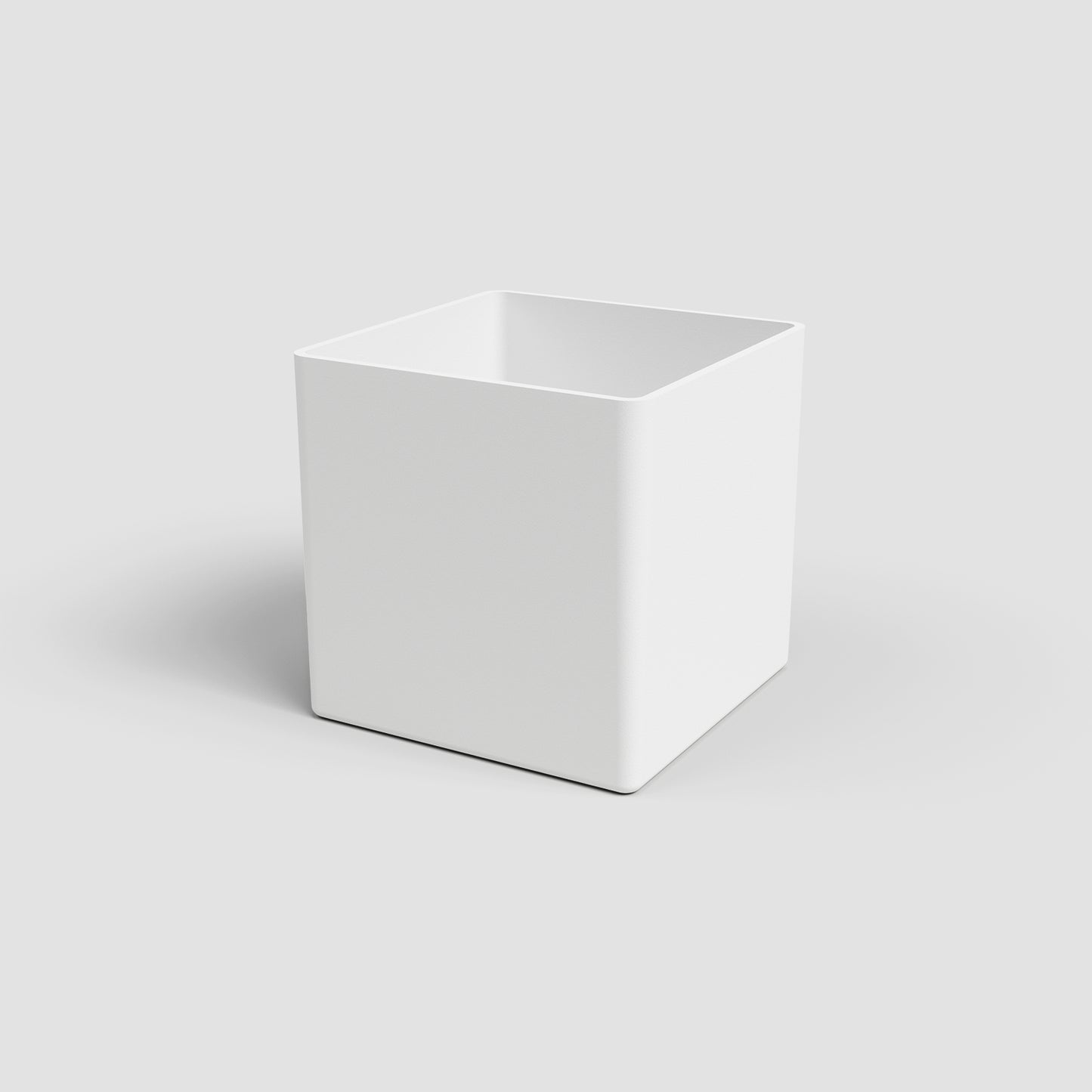CUBE CM 10.5 H 10.5 WHITE MAT