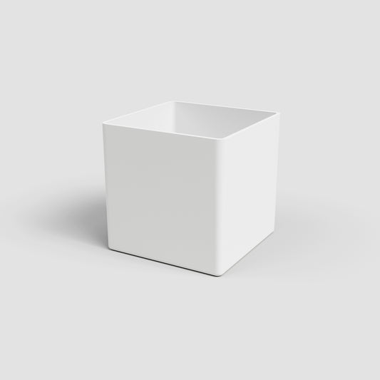 CUBE CM 10.5 H 10.5 WHITE MAT