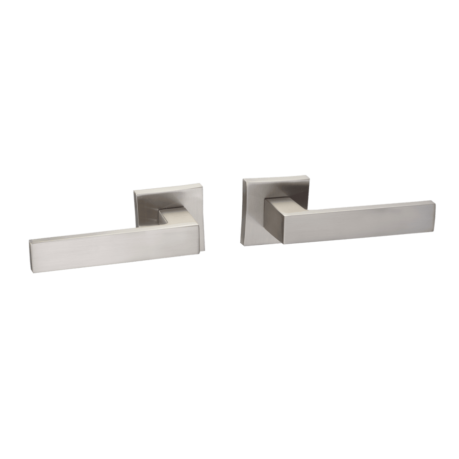 ABBY HANDLE WITH ROSETTE AND INSPIRE SPOUT IN BRUSHED ALUMINUM