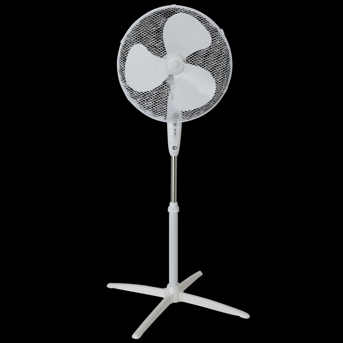 FLOOR STANDING FAN 40CM 45W WHITE WITH REMOTE CONTROL EQUATION