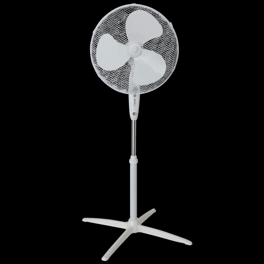Bricocenter FLOOR STANDING FAN 40CM 45W WHITE WITH REMOTE CONTROL EQUATION
