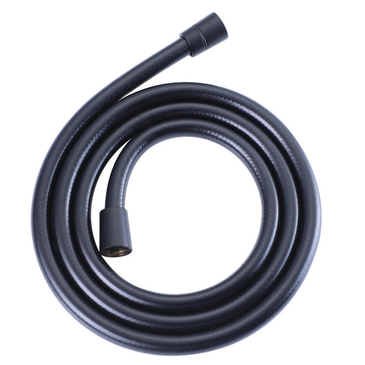 FLEXIBLE SHOWER HOSE NEO BLACK PLASTIC 1.75