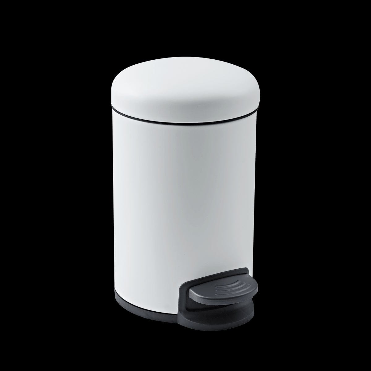 Bricocenter 3LT WHITE METAL DUSTBIN WITH PEDAL