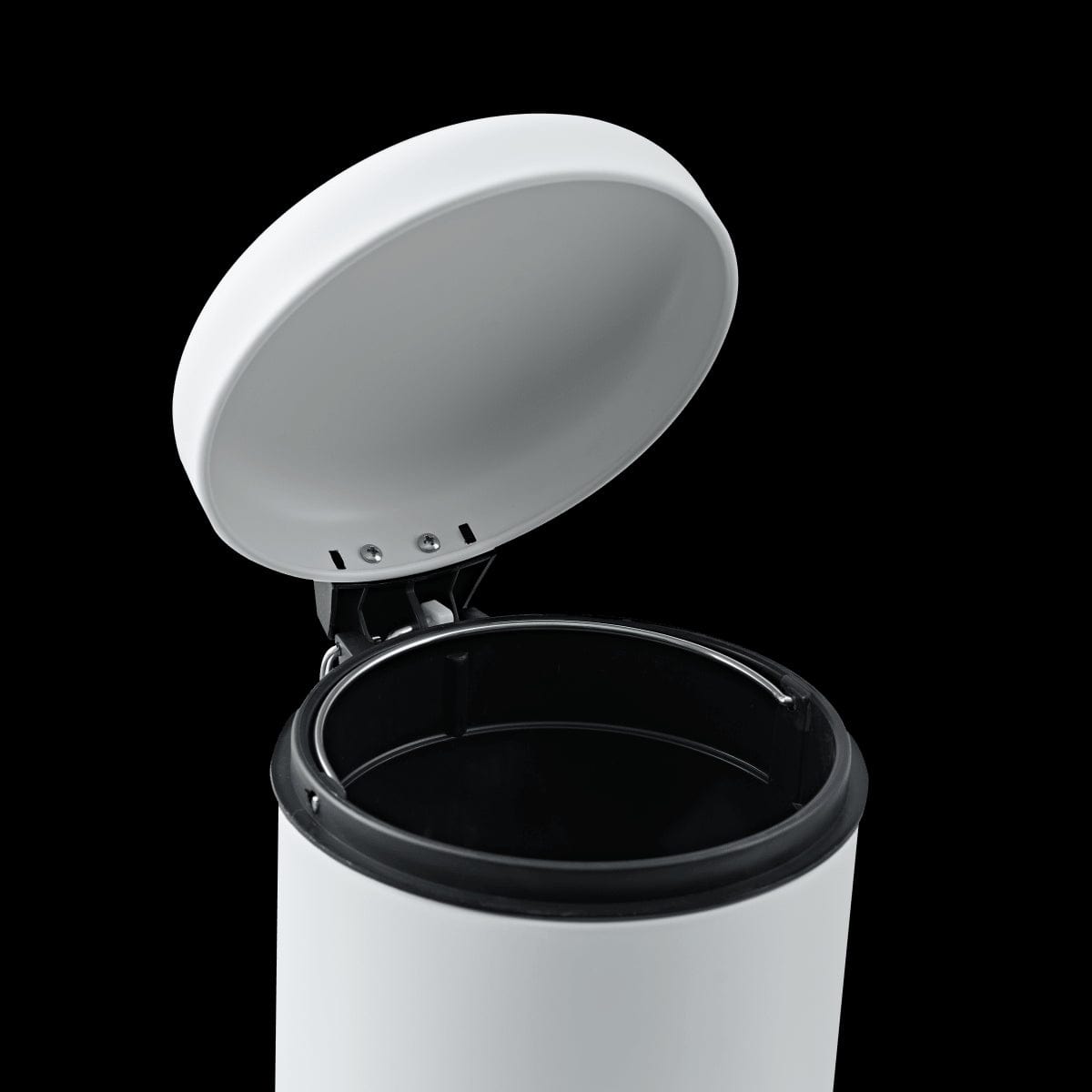 Bricocenter 3LT WHITE METAL DUSTBIN WITH PEDAL