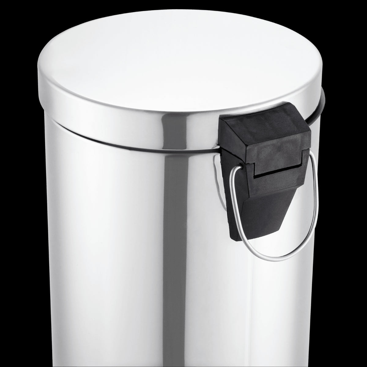 3LT SATIN-FINISHED URBAN BATHROOM DUSTBIN