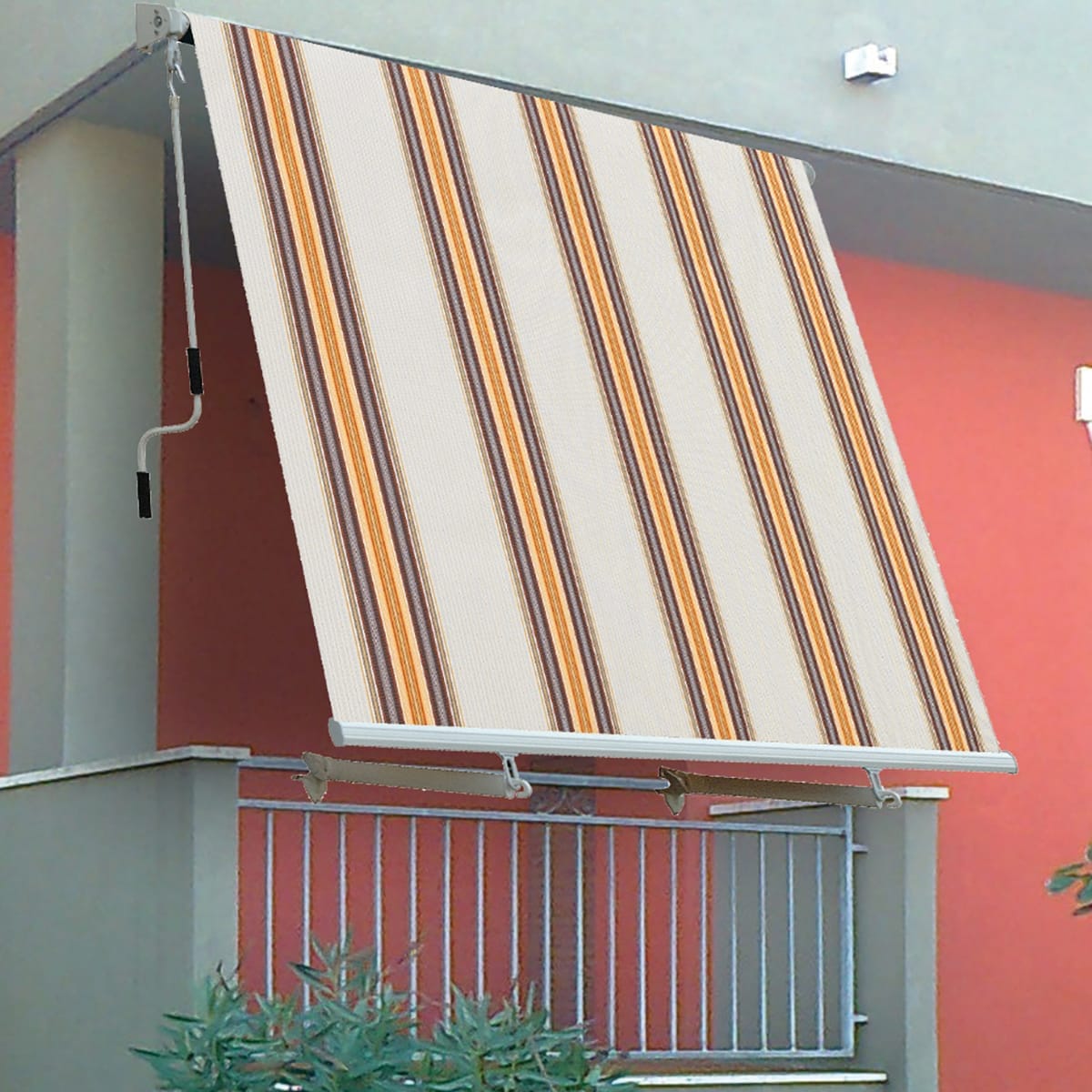 Bricocenter TENDA A CAD C/BRAC L300XH245 RIGA BEIGE