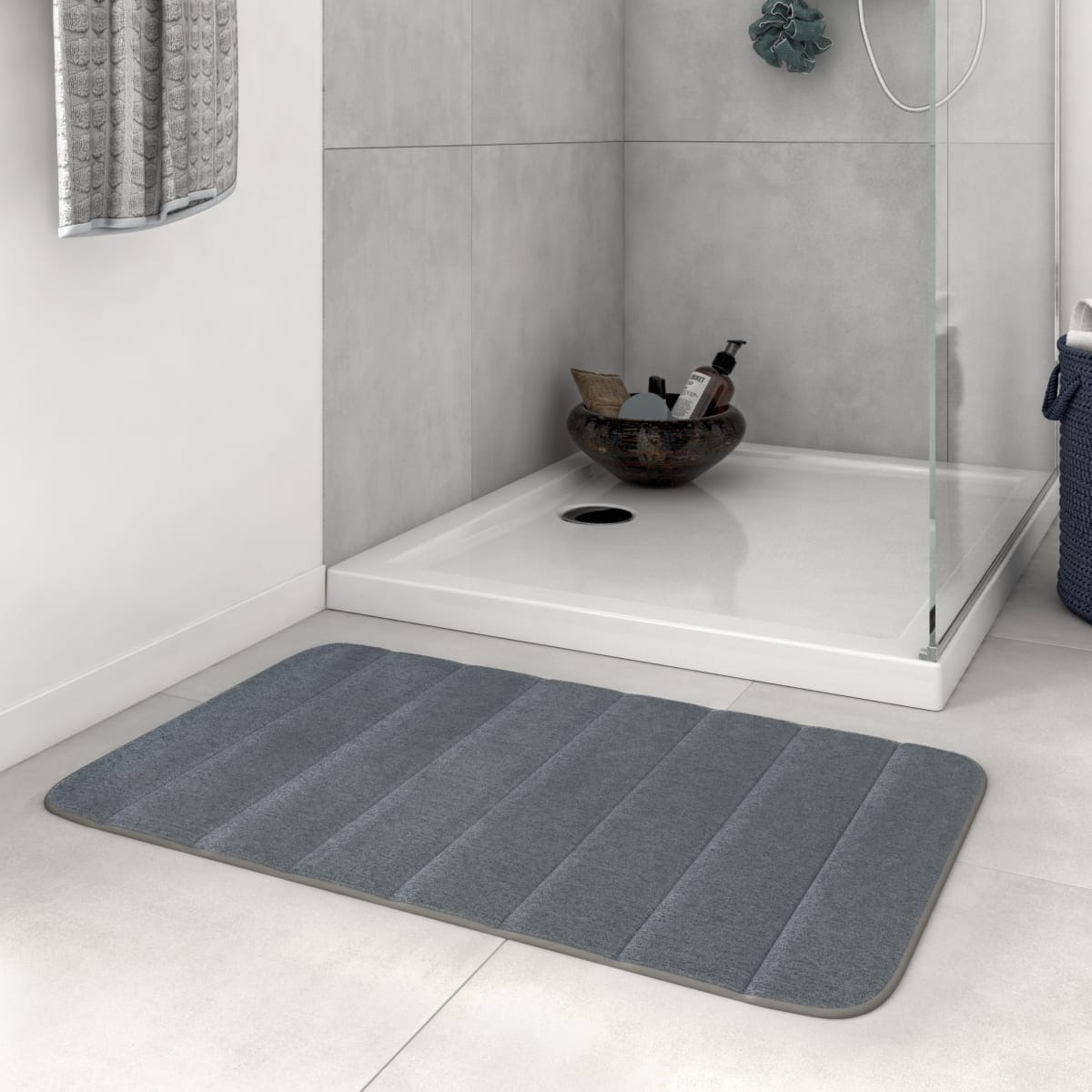 Bricocenter COCOON 50X80 GRANITE BATH MAT 3 SENSEA