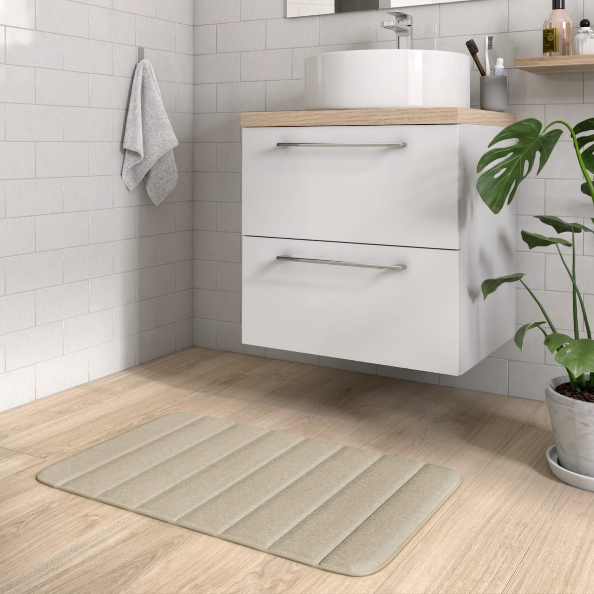 Bricocenter COCOON BATH MAT 50X80 TRENCH 6 SENSEA