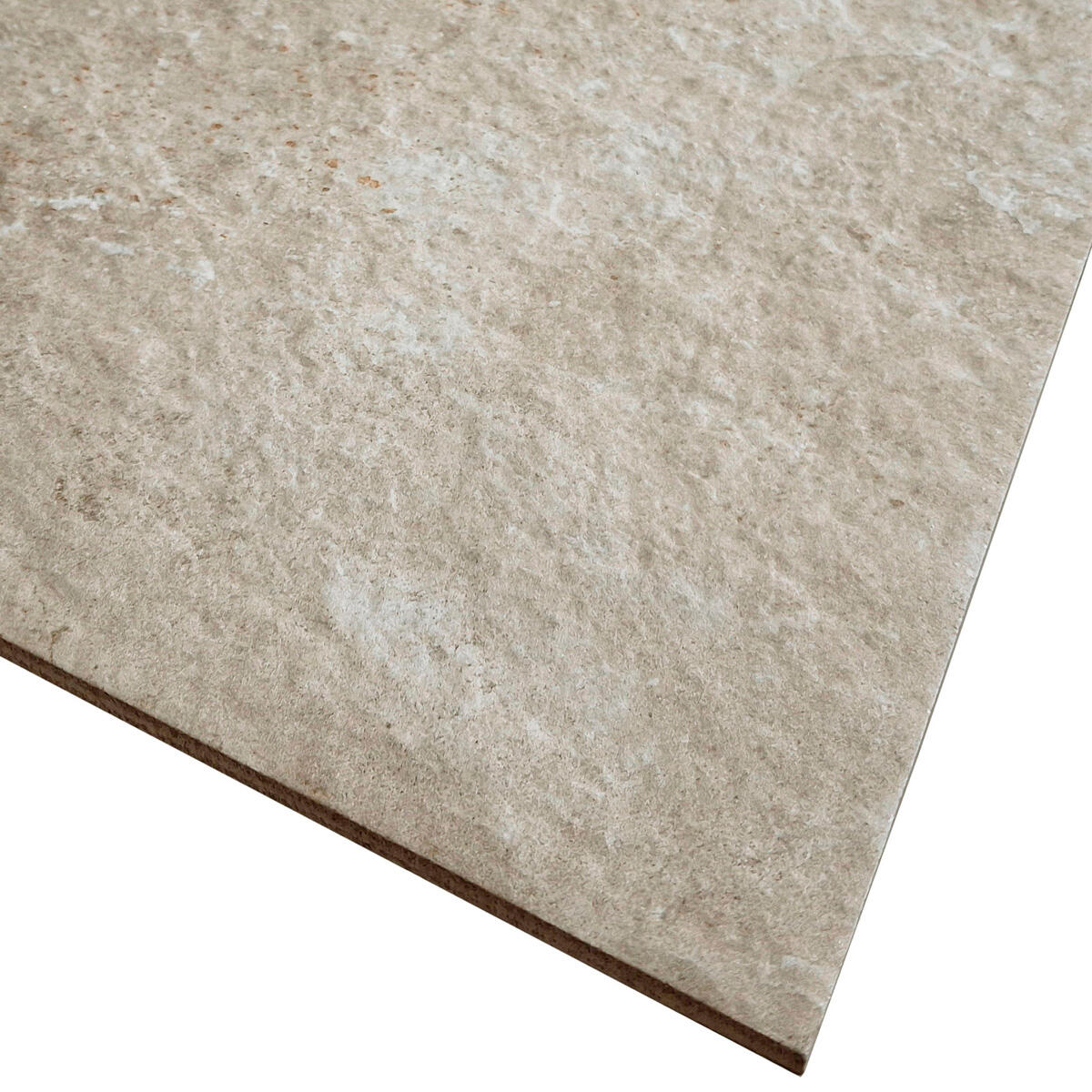 Outdoor paving slabs in beige Brazilian stone, 25x50, 8mm thick, 1.38 square metres