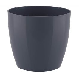 POLISHED SANREMO PLASTIC COVER WITH WHEELS CM 30 H 27,3 ANTHRACITE