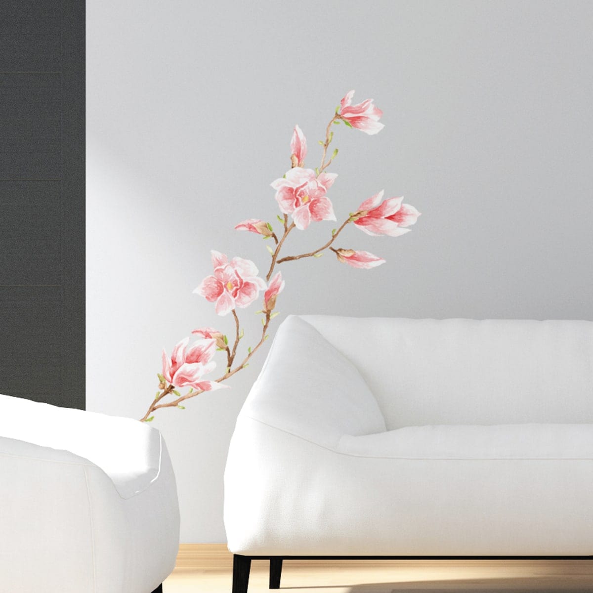 MAGNOLIA STICKER 15.5X34 CM