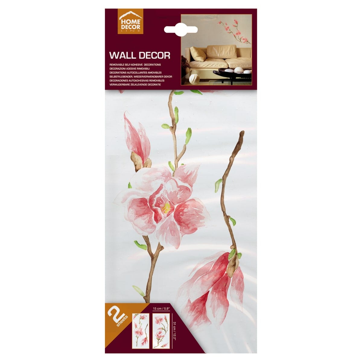 Bricocenter MAGNOLIA STICKER 15.5X34 CM