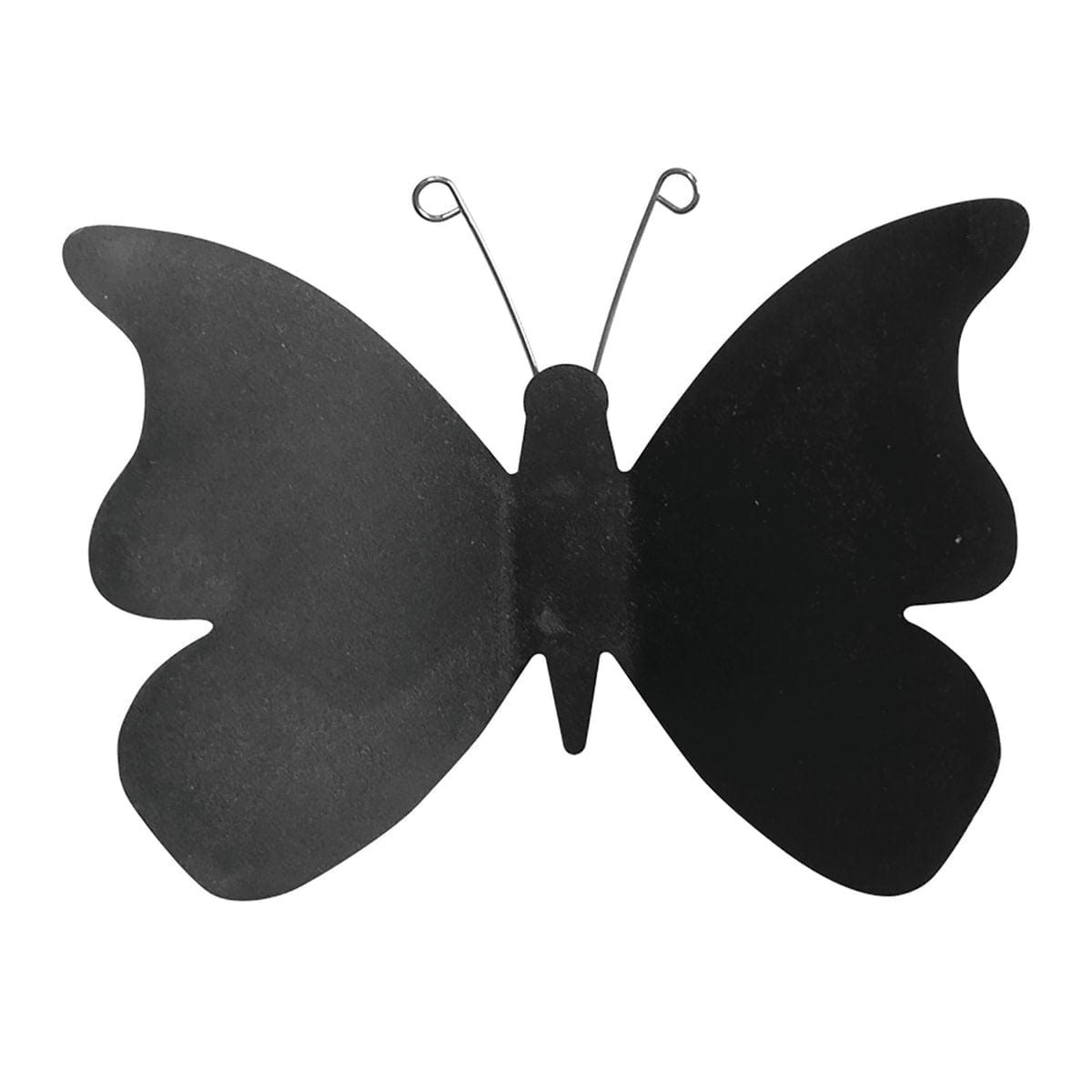 ADHESIVE TEMPLATES 3D BLACK BUTTERFLIES 32X12CM