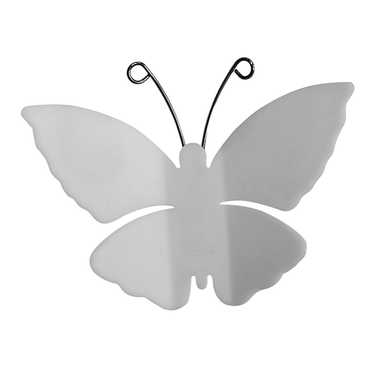 ADHESIVE TEMPLATES 3D WHITE BUTTERFLIES 32X12CM