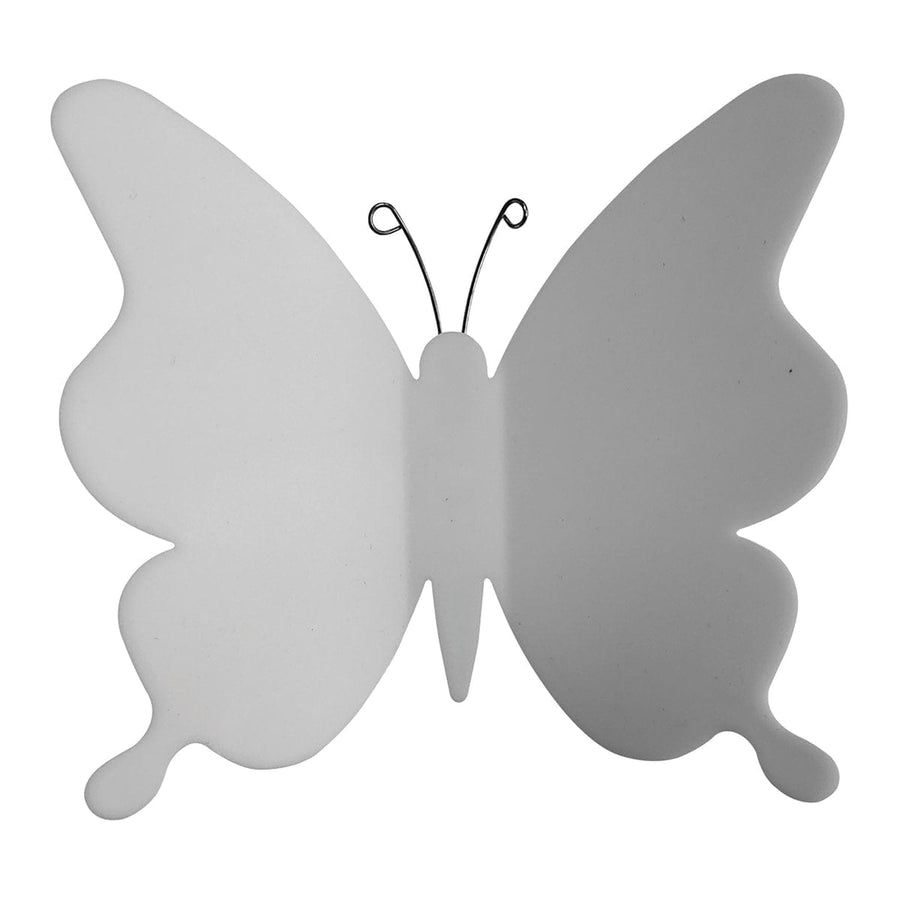 Bricocenter ADHESIVE TEMPLATES 3D WHITE BUTTERFLIES 32X12CM