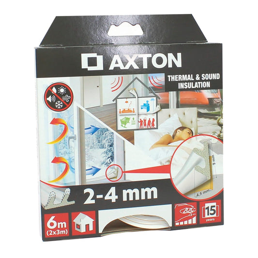 Bricocenter THERMAL/ACOUSTIC INSULATION GASKET 6MT BCO AXTON